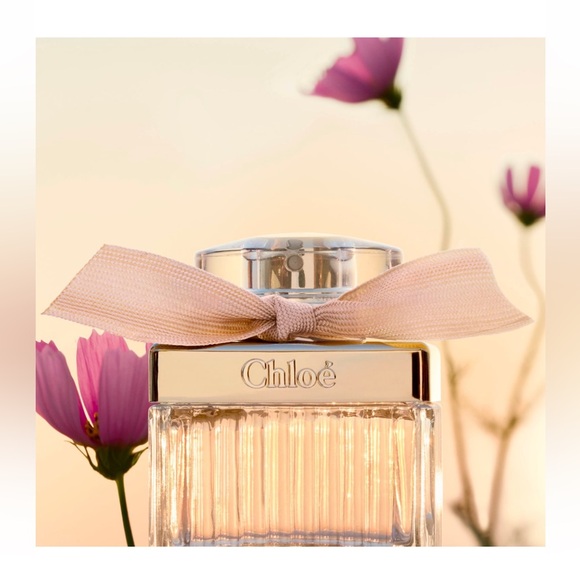 Chloe Perfume with Pink Ribbon - Picture 1 of 4